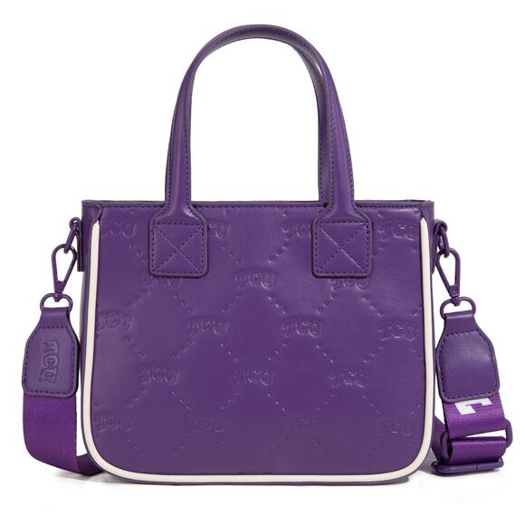 TCU Horned Frogs Purple Small Tote/Crossbody Bag & Coin Purse *NWT NCAA Official - Picture 3 of 6
